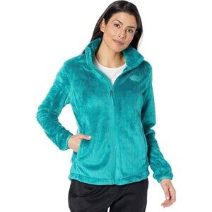 The North Face Fleece Jacket Osito Size Small Teal Blue Green Full Zip Pockets